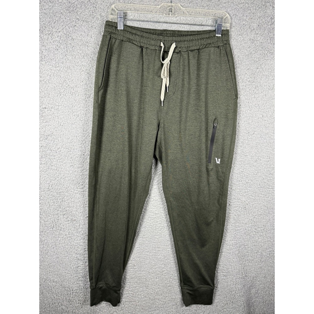 Vuori Ponto Performance Jogger Mens Medium Olive Green Heathered V416 Pants